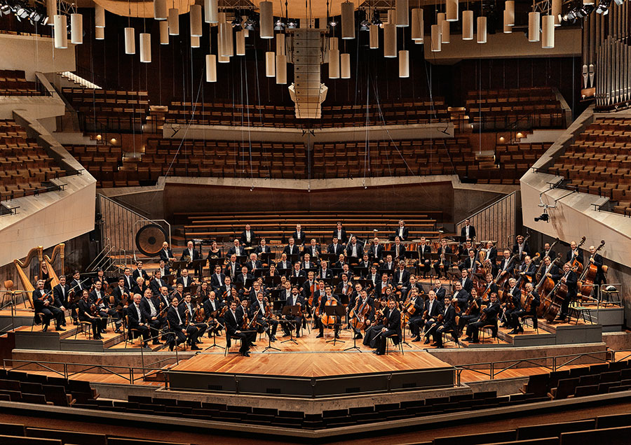 Filarmônica de Berlim na Sala Philharmonie (Phil Media, Stefan Höderath)