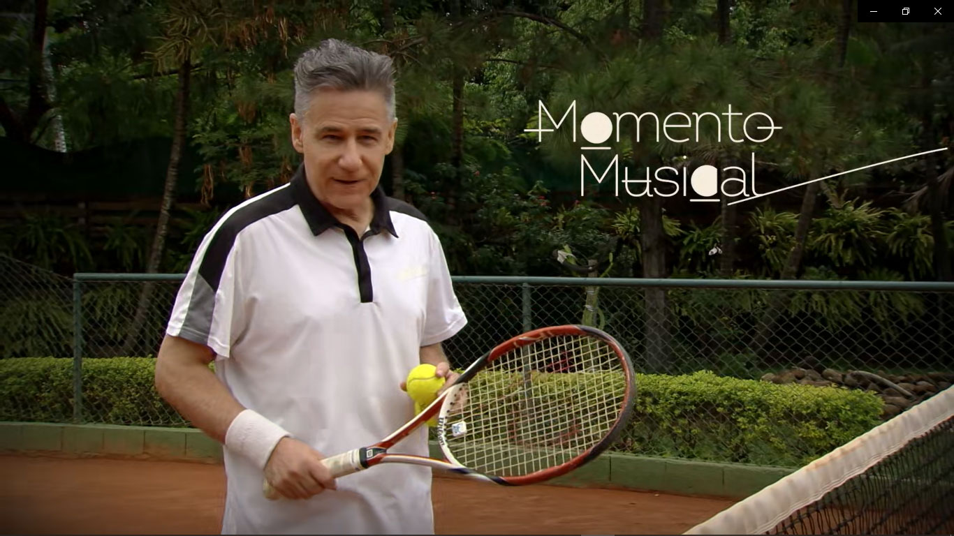 Marcelo Bratke no ‘Momento musical’ (reprodução)