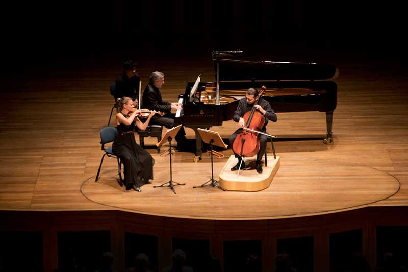Recital de Arnaldo Cohen, Elissa Cassini e Viktor Uzur na Sala São Paulo [Divulgação]