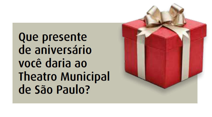 Que presente você daria para o Theatro Municipal de São Paulo?