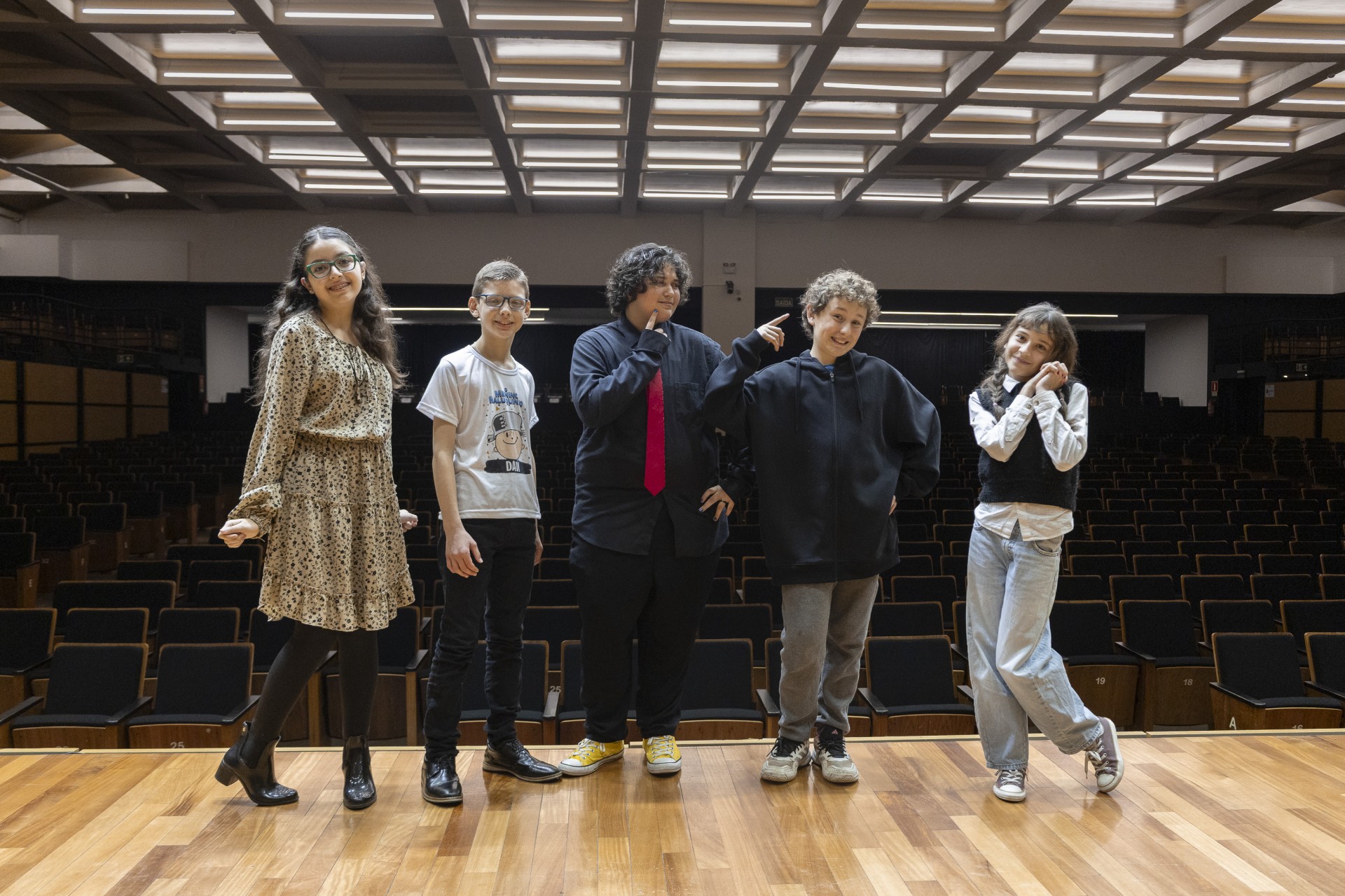 O elenco infantil de 'O Menino Maluquinho' [Divulgação/Danielle Bayer]