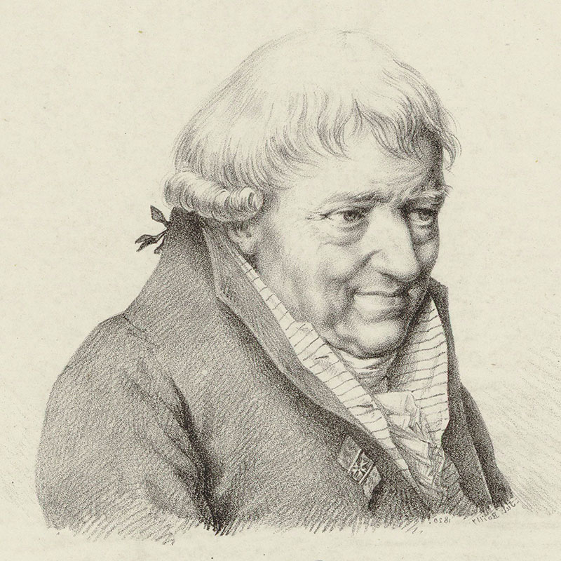 Gossec em desenho de 1815 [Reprodução]