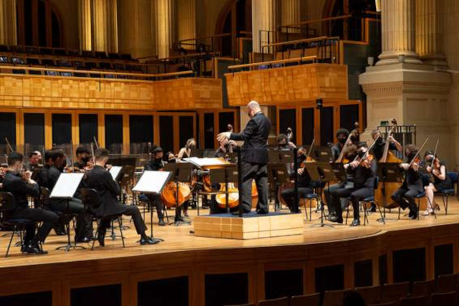 A Orquestra Jovem durante concerto na Sala São Paulo [Divulgação/Roberta Borges]