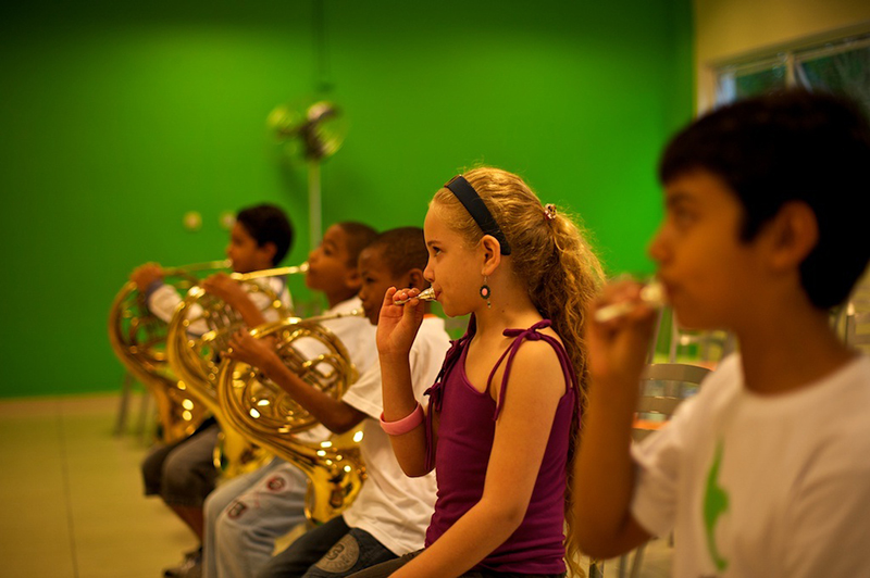 Alunos do Instituto Baccarelli