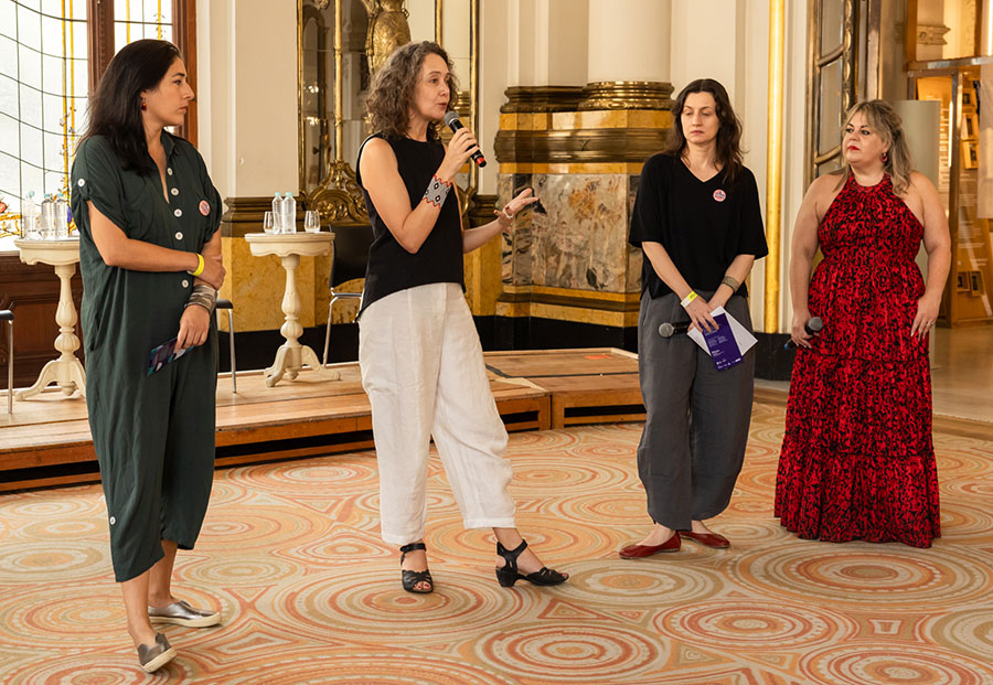 Elodie Bouny, Andrea Saturnino, Camila Fresca e Gabriella Di Laccio (divulgação, Rafael Salvador)