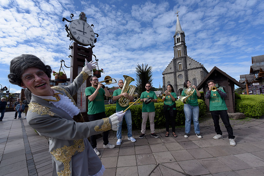 Atividade da edição de 2024 do festival Gramado in Concerto (divulgação)