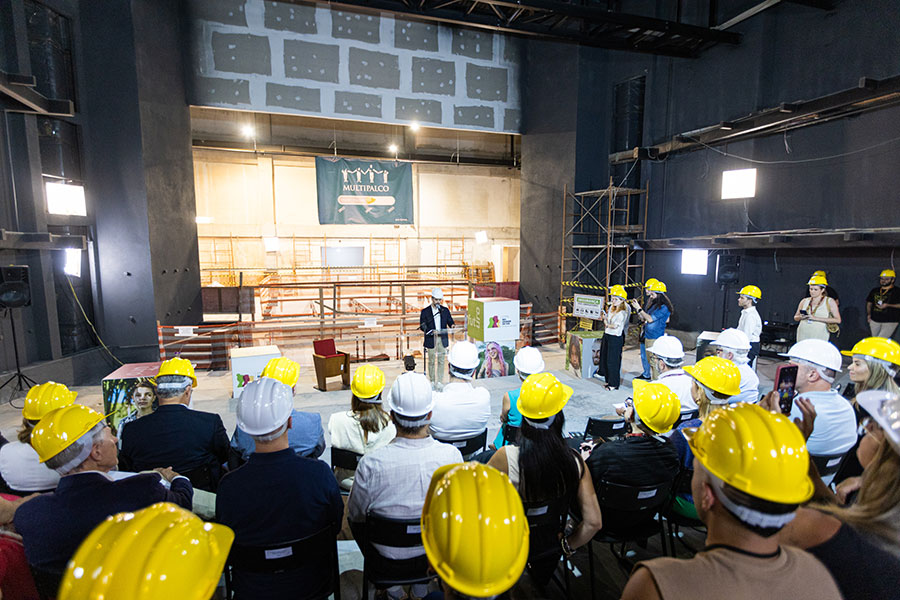 Governador Eduardo Leite anuncia entrega de novo teatro (divulgação Palácio Piratini, Vitor Rosa)r 