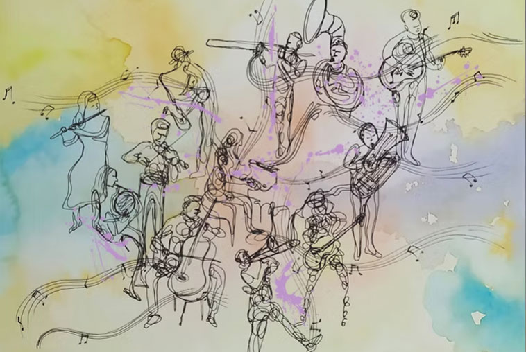 Ilustração do Festival Musimagem (reprodução)