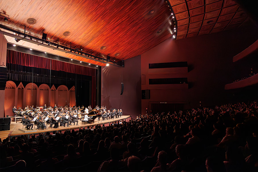 Orquestra Sinfônica do Paraná no Teatro Guaíra, em Curitiba (divulgação, Vitor Dias)