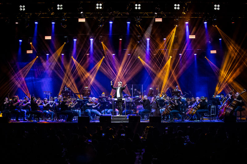 Concerto da Opes sob direção de Felipe Prazeres (divulgação, Daniel Ebendinger)