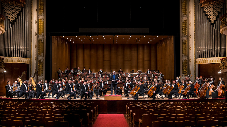 A Orquestra Sinfônica Municipal, um dos corpos estáveis do Theatro Municipal de São Paulo [Divulgação/Fabiana Stig]