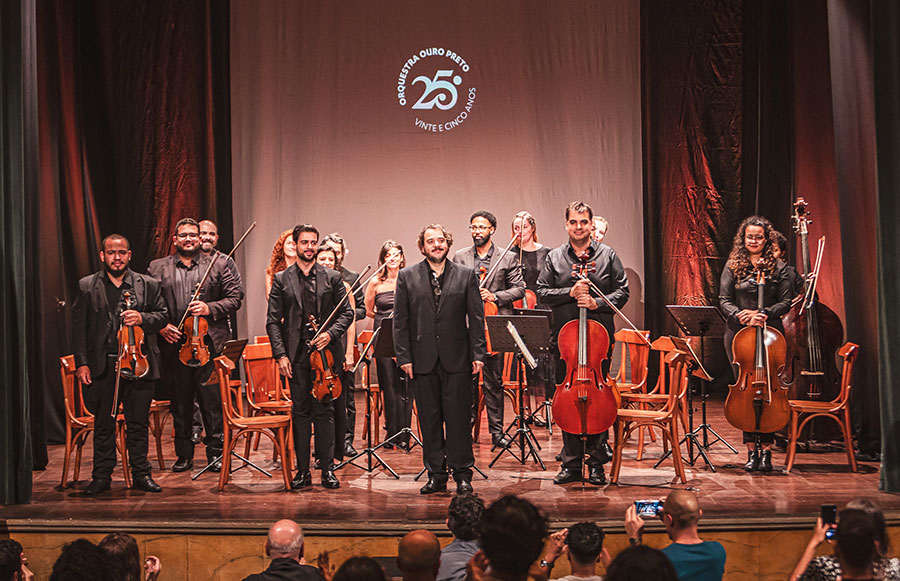 Evento de lançamento da temporada 2025 da Orquestra Ouro Preto (divulgação, Rapha Garcia)