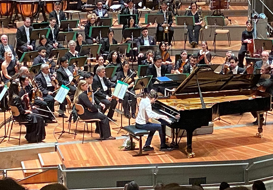 Pablo Rossi em concerto na Philharmonie em Berlim (divulgação)