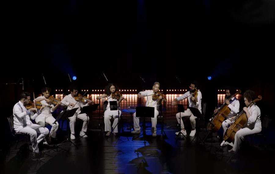 Ubuntu Ensemble faz concerto em abril (reprodução YouTube doo grupo em apresentação no Sesc Instrumental de 2025)