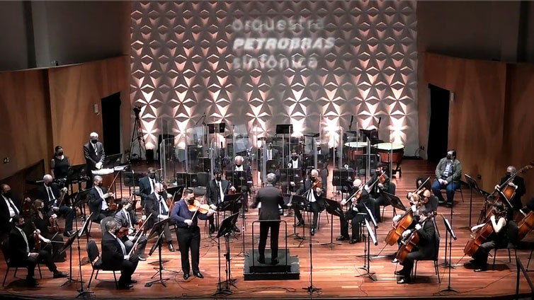 Orquestra Petrobras Sinfônica na 24ª Bienal de Música Brasileira Contemporânea (divulgação/TV Brasil)
