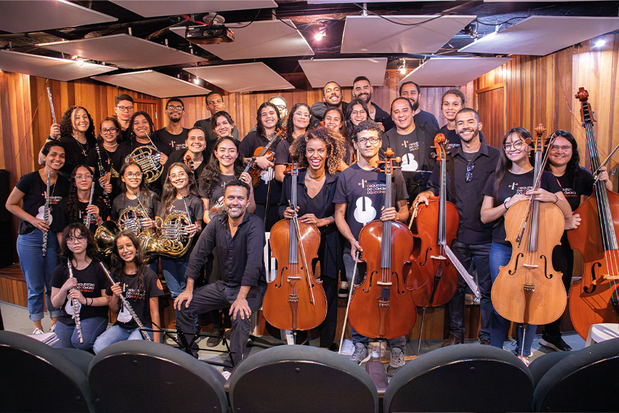 Músicos da Escola da Rocinha [Divulgação]
