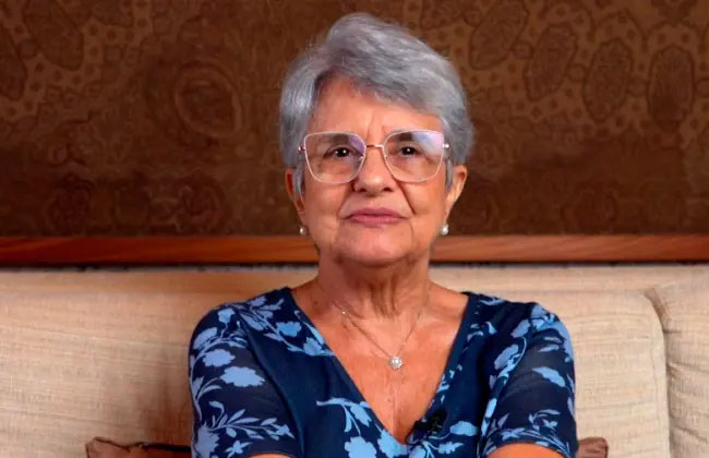 A compositora e musicóloga Ilza Nogueira (reprodução, ABM)