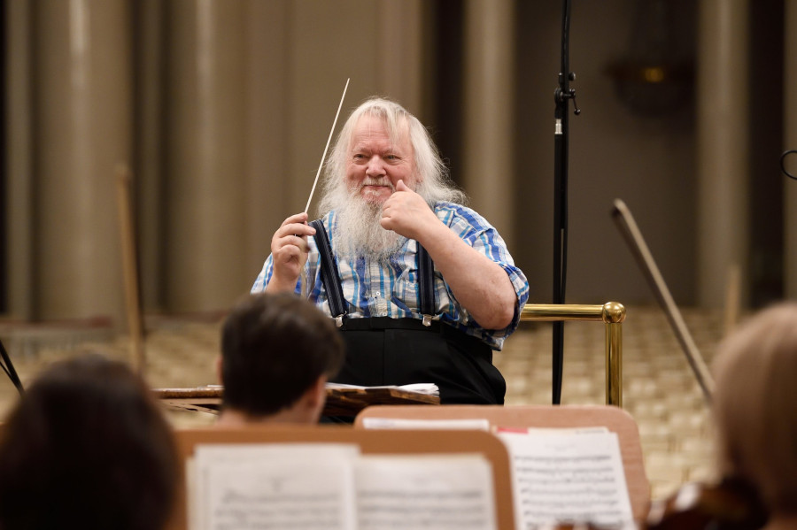 O maestro e compositor Leif Segerstam [Divulgação]