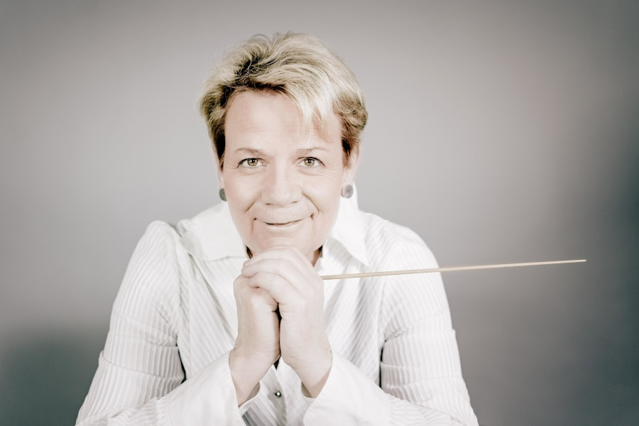 A maestra Marin Alsop [Divulgação/AskonasHolt]