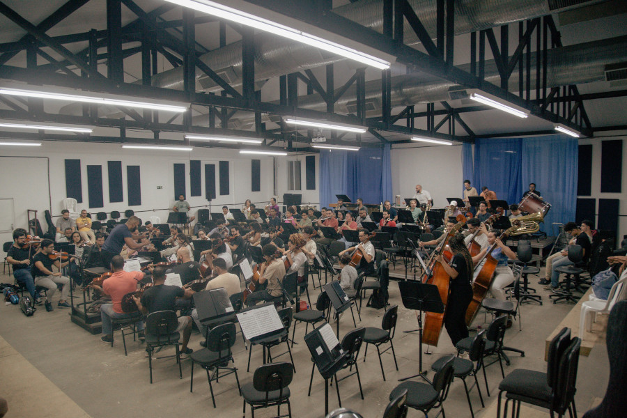 Ensaio da Orquestra Novo Mundo [Divulgação/Neojiba]