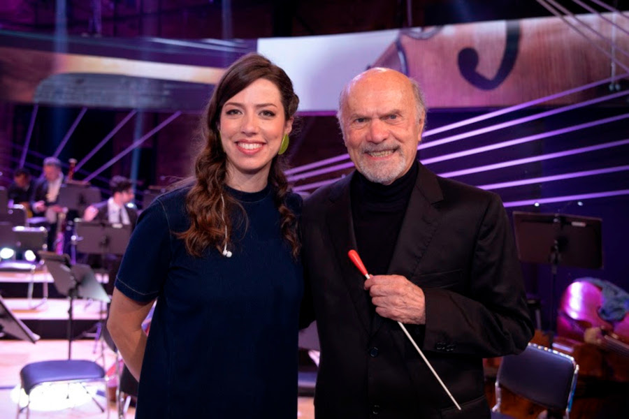 Roberta Martinelli e Júlio Medaglia, apresentadores do Prelúdio [Divulgação]