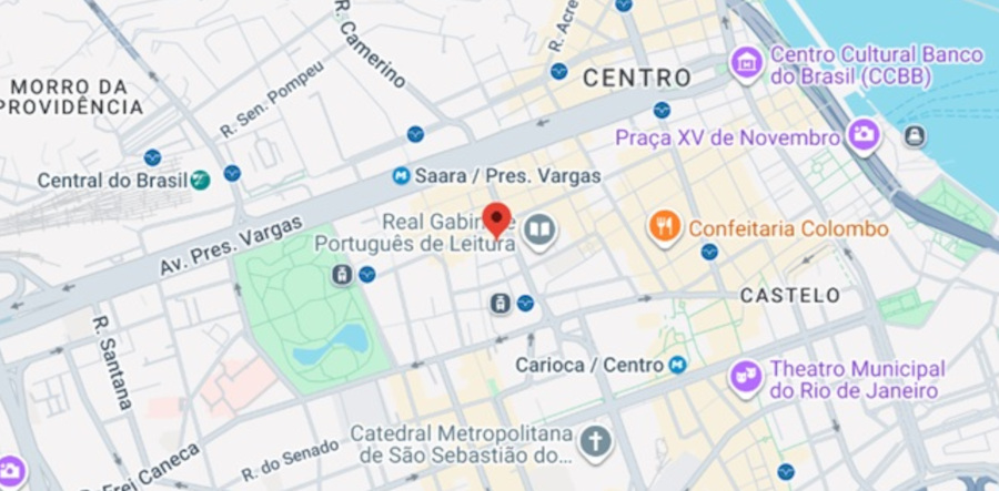 Mapa Sala Rio de Janeiro