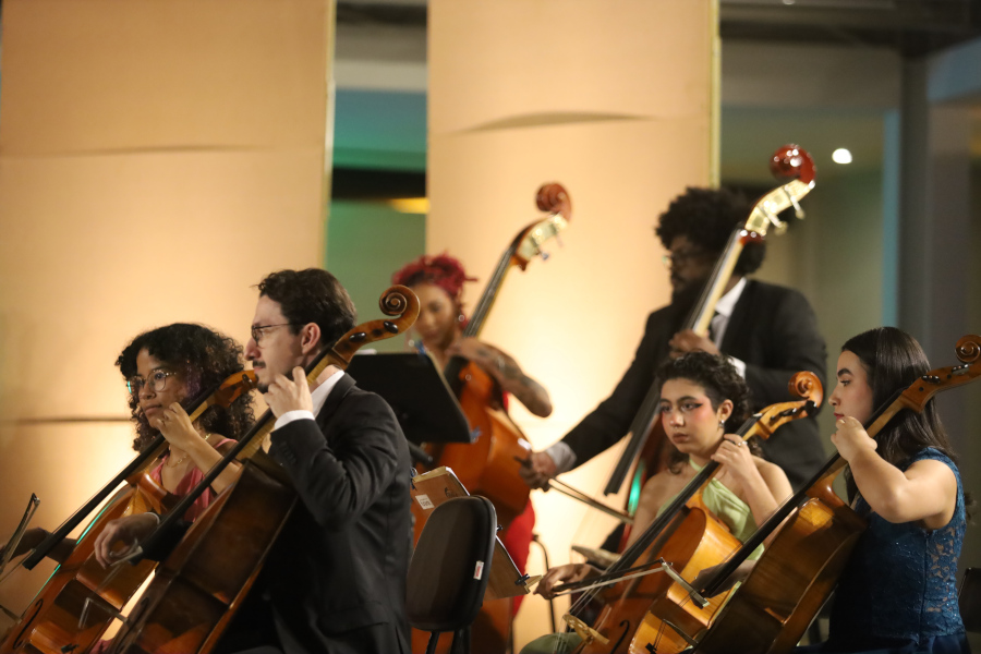 Orquestra na última edição da Semana de Música de Ouro Branco [Divulgação]