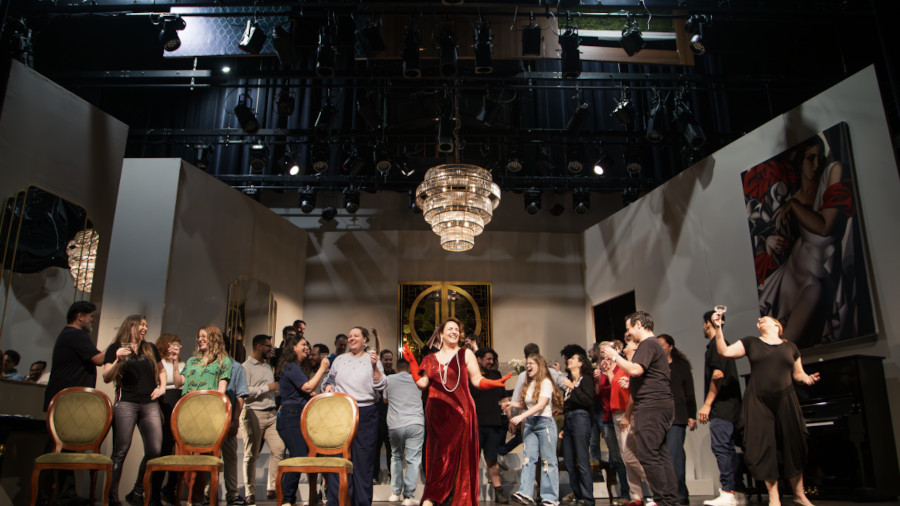 Ensaio da ópera 'La traviata' [Divulgação/Vitoria Proença]