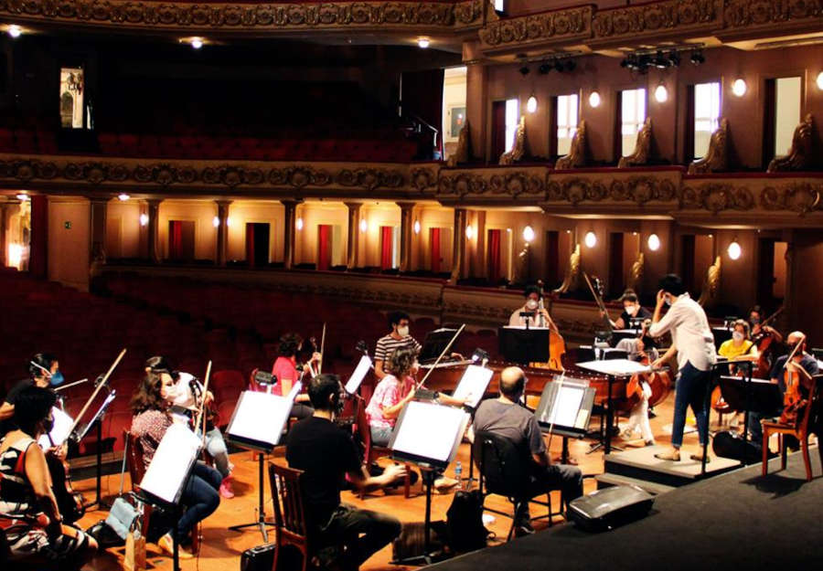 Ensaio no Theatro Municipal do Rio de Janeiro [Divulgação]