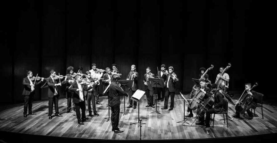 Músicos da Academia Juvenil da Orquestra Petrobras Sinfônica [Divulgação]