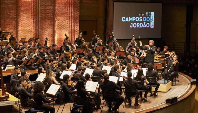 Revista Concerto Concerto da orquestra de bolsistas do festival no Auditório Claudio Santoro [Divulgação]