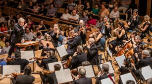 A Osesp durante o Beethoven Fest, na Sala São Paulo [Divulgação/Leca Suzuki]