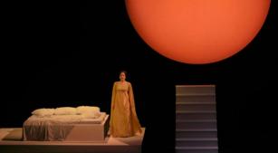 Luisa Francesconi em cena de 'Arianna em Naxos' [Divulgação]