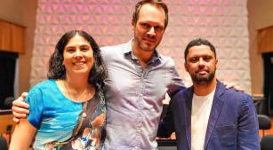 Isabel Zagury, Tobias Volkmann e Mario Barcelos [Divulgação/Marcos Martinez]