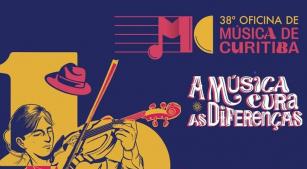 Cartaz da Oficina de Música de Curitiba
