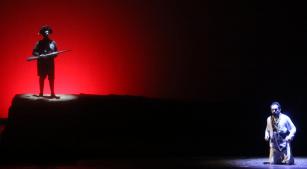 Cena da ópera 'Matraga', apresentada no Palácio das Artes de Belo Horizonte [Divulgação/Paulo Lacerda]