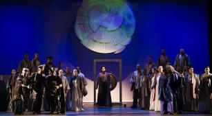 Cena de Turandot, produção da Cors e da Ospa, que inaugurou o Teatro Simões Lopes Neto (divulgação, Vitória Proença)