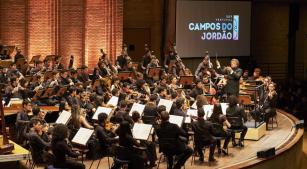 Concerto da orquestra de bolsistas do festival no Auditório Claudio Santoro [Divulgação]