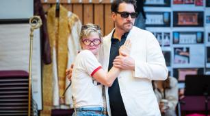 Martha Plimpton e Paulo Szot durante os ensaios da produção [Divulgação]