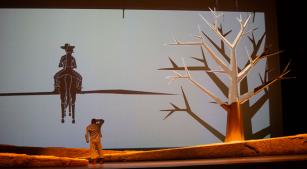Cena da ópera ‘Matraga’, produção da Fundação Clóvis Salgado (divulgação, Guto Muniz)