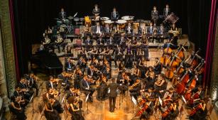 A Orquestra Criança Cidadã em concerto (divulgação, Victória Brito)