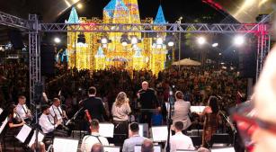 Apresentação da Orquestra de Sopros de Nova Hamburgo (reprodução, Ramon Belmonte, PMNH)