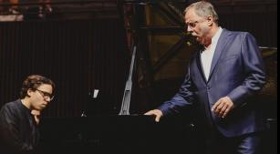 Anton Mejias e Matthias Goerne durante recital no Teatro Cultura Artística [Divulgação/Caê Diniz]