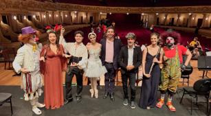 Artistas participantes de concerto didático no Theatro Municipal do Rio de Janeiro [Divulgação]