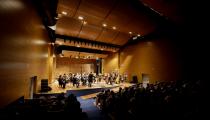 A Sinfônica da USP durante concerto no Centro Cultural Camargo Guarnieri [Divulgação/Marcos Santos]