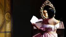 A soprano Maria Solle Galevi como Domitila [Divulgação]
