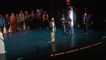 Nelson Rubens Kunze durante a cerimônia de premiação [Reprodução/YouTube]