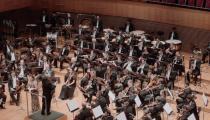 A Filarmônica de Minas Gerais durante apresentação da 'Sinfonia nº 3' de Mahler na Sala Minas Gerais [Reprodução]