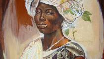 ‘Retrato de mulher negra’, ilustração de Rodrigo Bueno (divulgação, JAC Association)