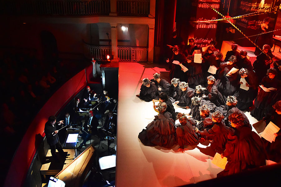 Ópera produzida pela Ospa no Theatro São Pedro em 2019 (divulgação)